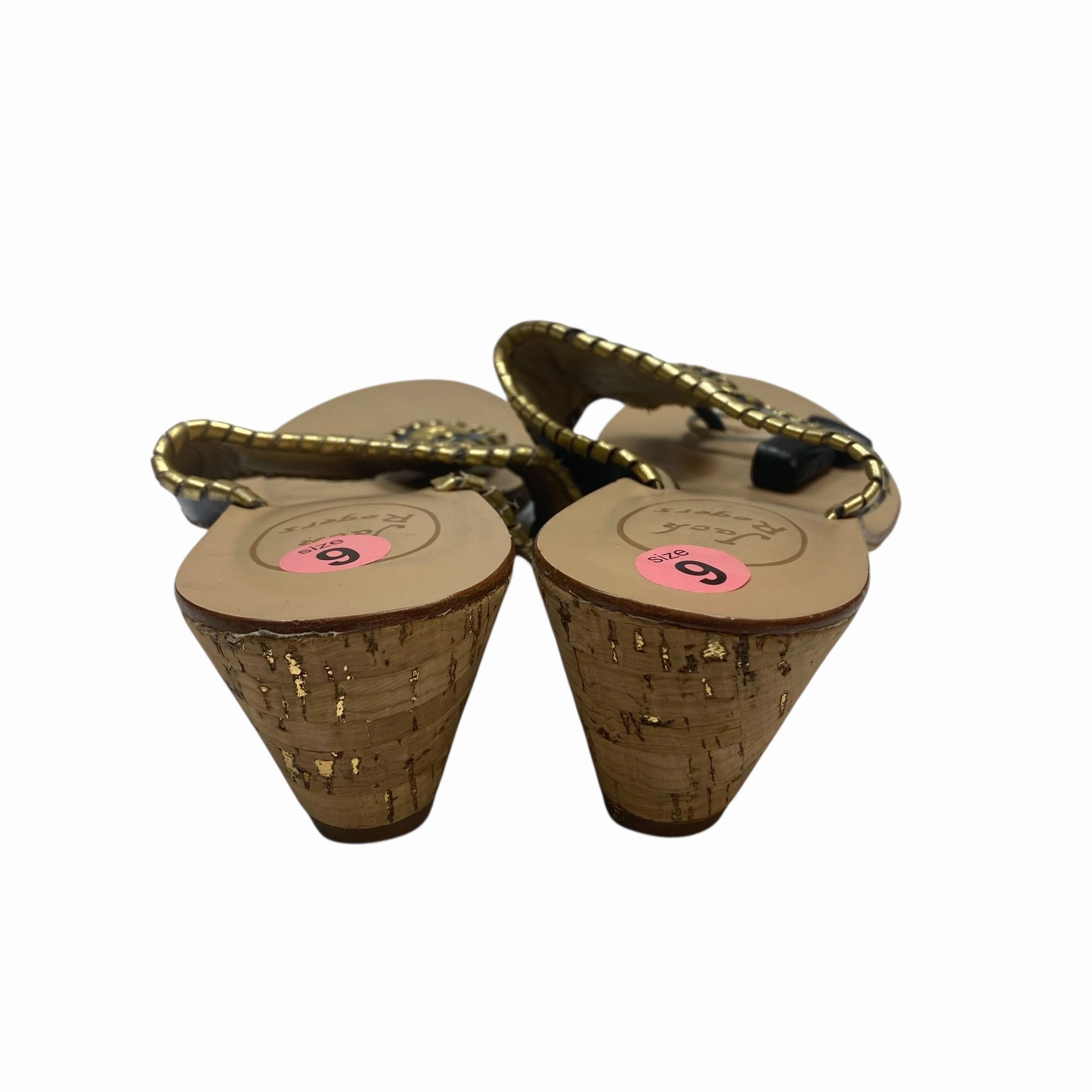 Joy Step Sandals Designer By Jack Rogers In Blue, Size:9