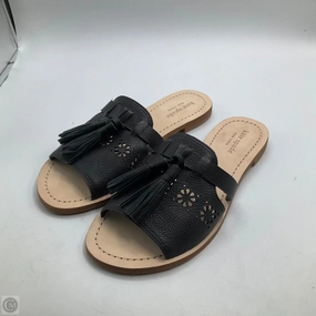 Sandals Designer By Kate Spade In Black, Size: 6.5 Pond Walk Office Smart