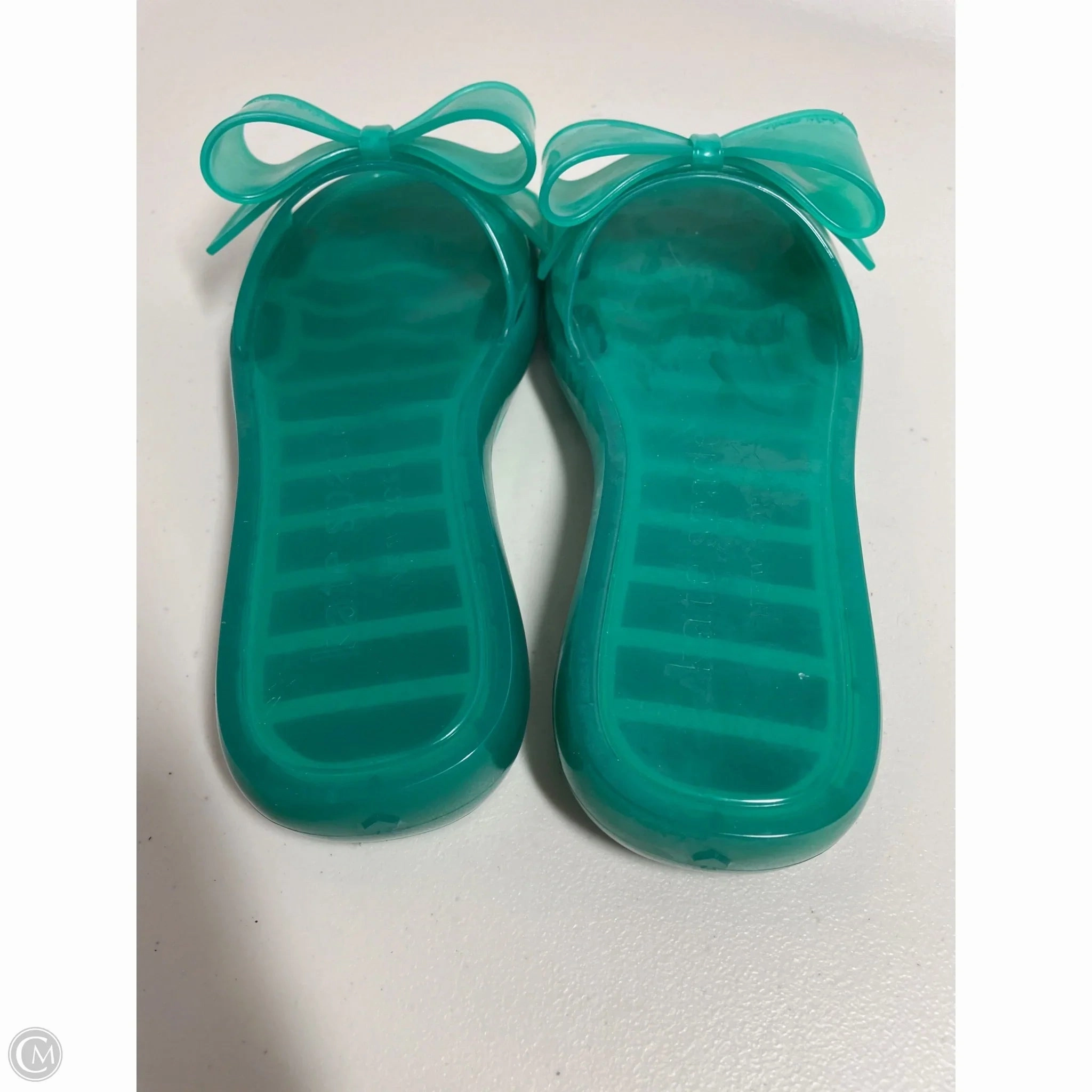Sandals Designer By Kate Spade In Teal, Size: 7 Bone Aid