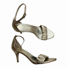 ventilation channels Sandals Designer By Lilly Pulitzer In Gold, Size:8