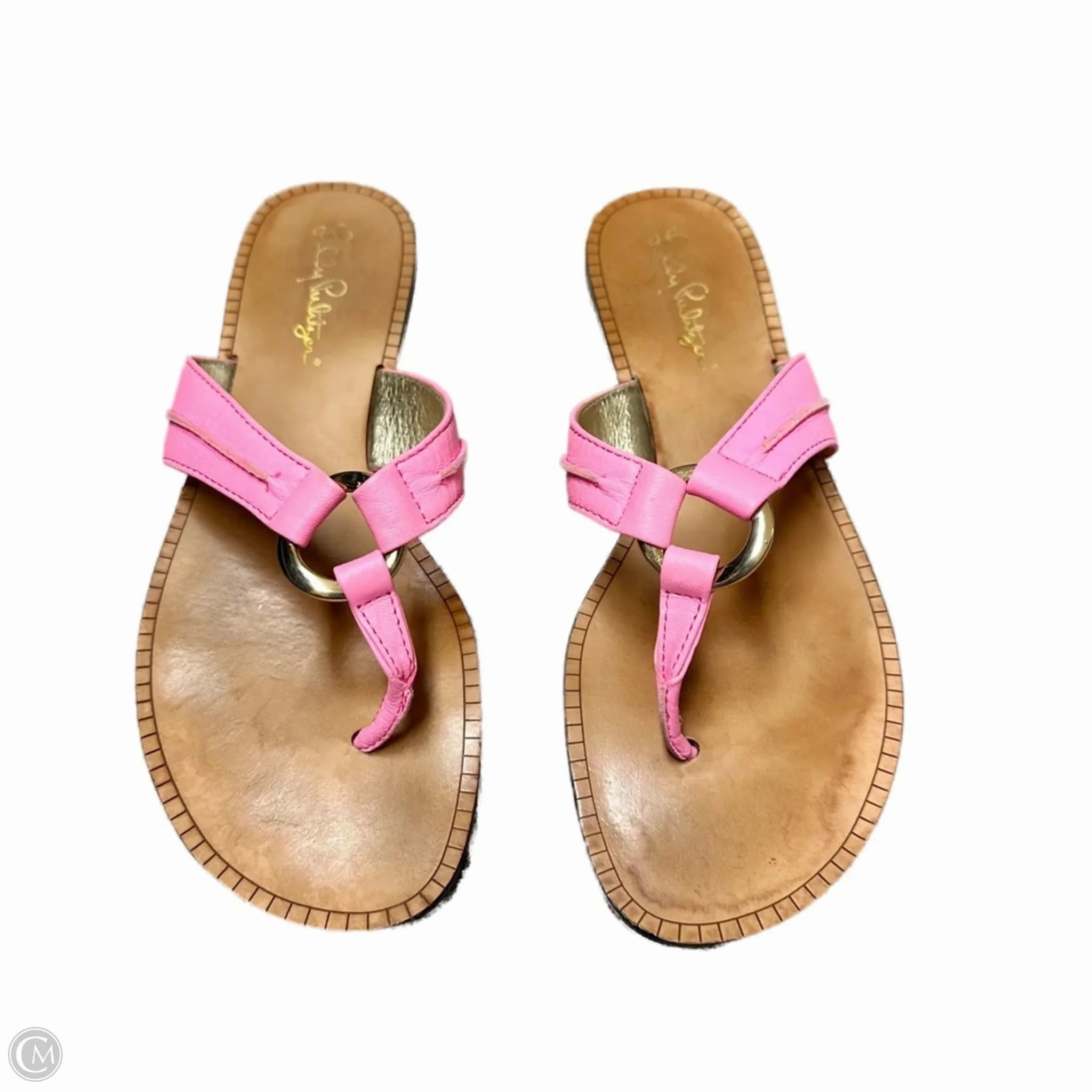 Lightweight EVA Midsole Sandals Designer By Lilly Pulitzer In Pink, Size: 7.5