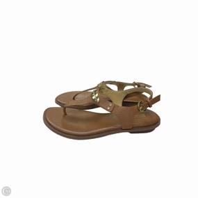 Sandals Designer By Michael Kors In Brown, Size: 7 Boat Walk