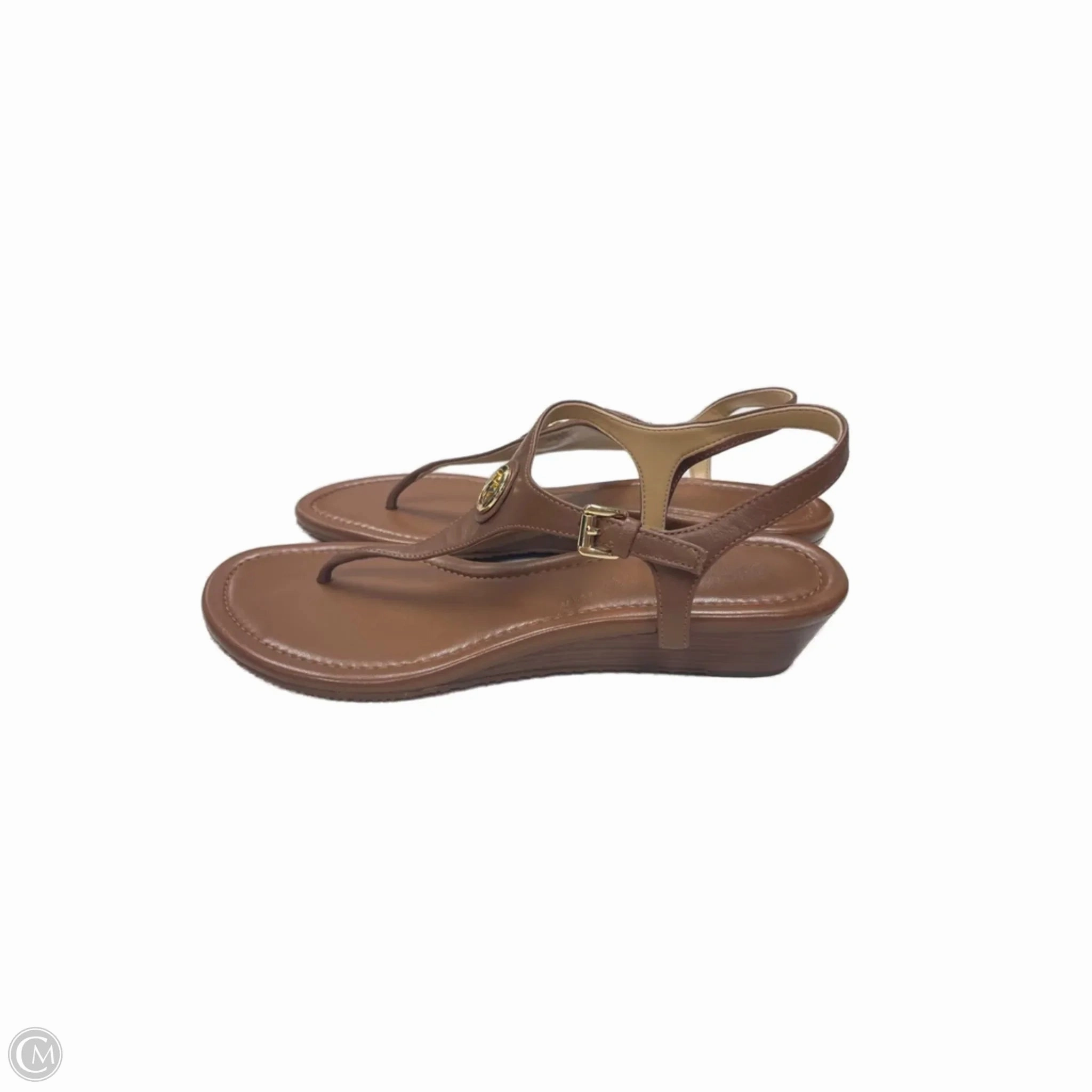 Sandals Designer By Michael Kors In Brown, Size: 7 Anti Odor Gym Workout