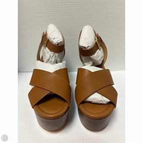 Wind Block Sandals Designer By Michael Kors In Brown, Size: 9.5