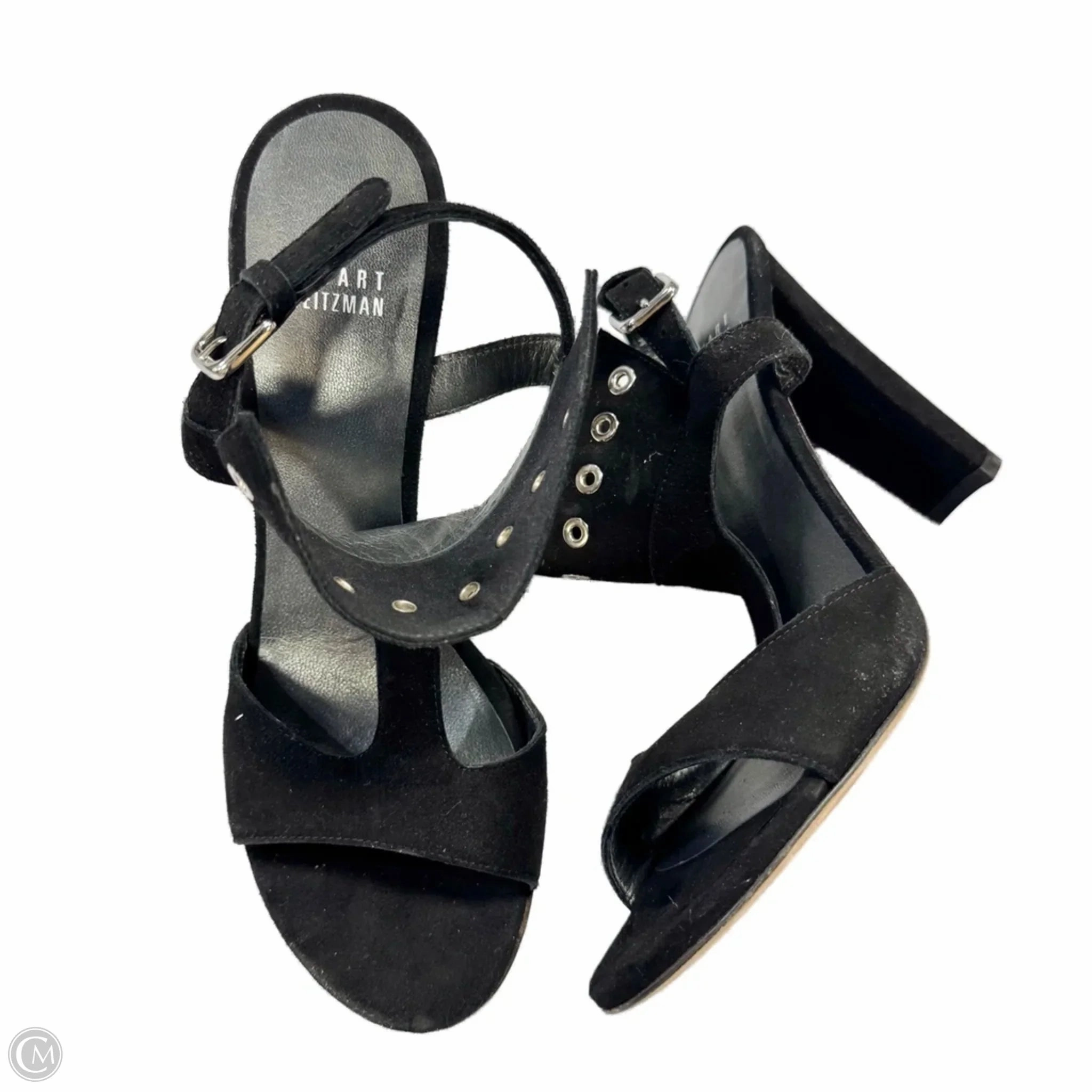Sandals Designer By Stuart Weitzman In Black, Size: 9 Dive Gear