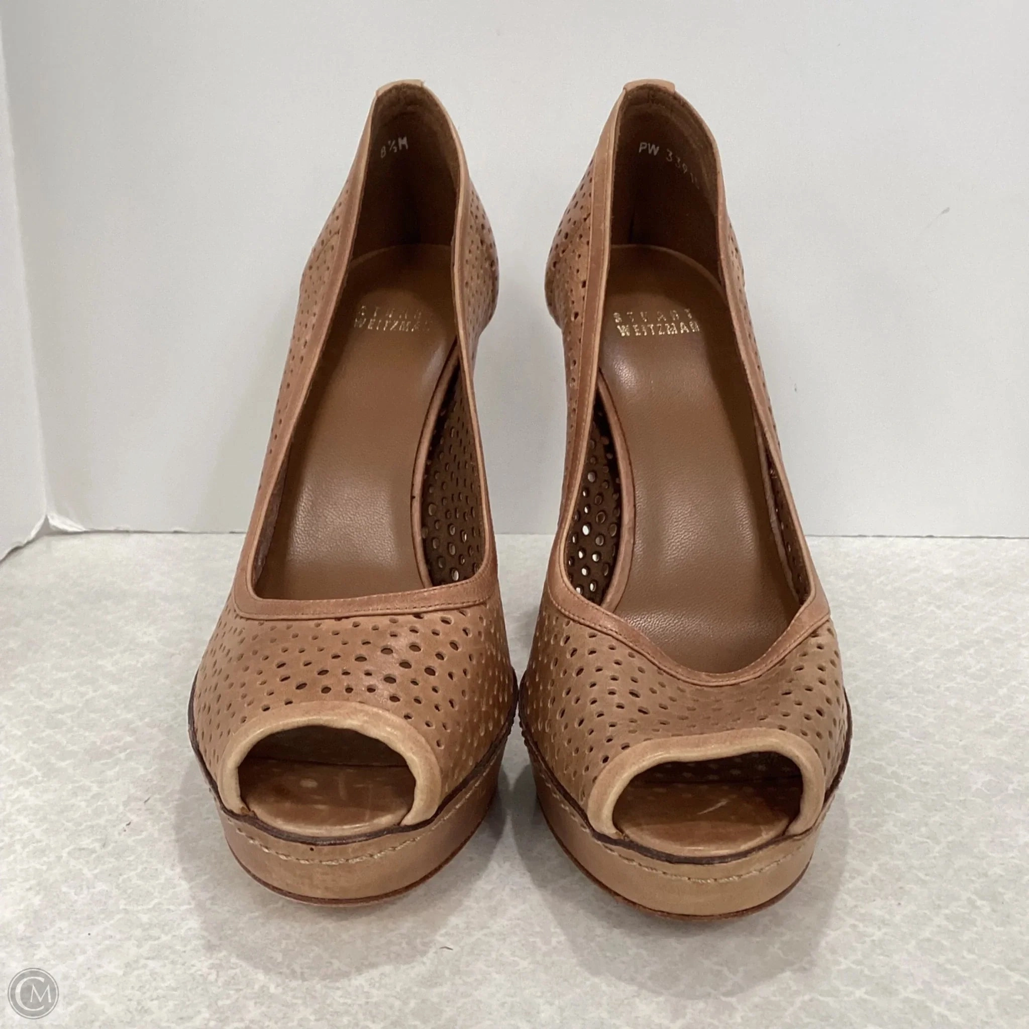 Sandals Designer By Stuart Weitzman In Brown, Size: 8.5 Eco Friendly Backpacking Trip