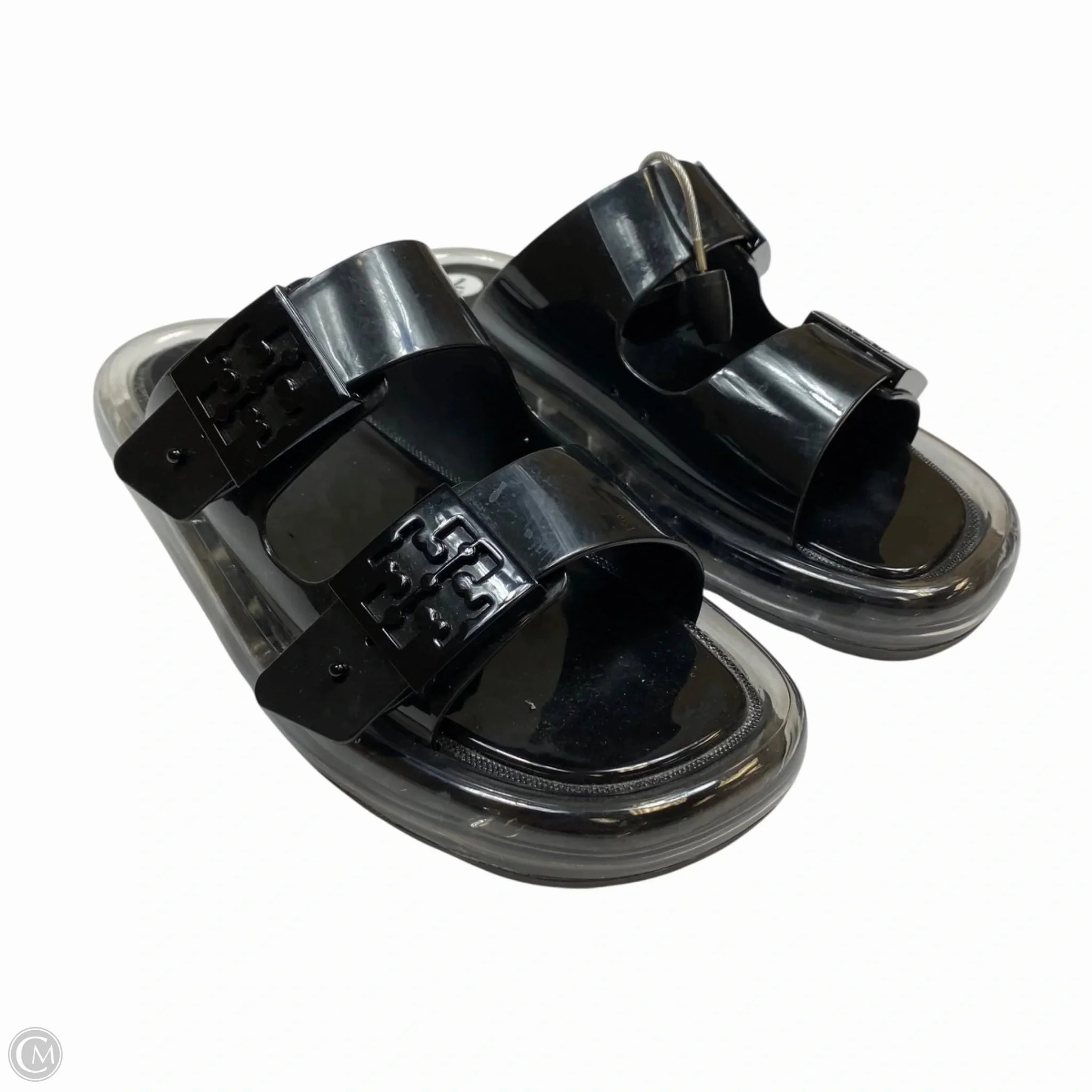 Sandals Designer By Tory Burch In Black, Size: 8 All Day Rainy Day Modern