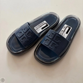 Sandals Designer By Tory Burch In Blue, Size: 6 Moisture Wicking Lining Move Bold