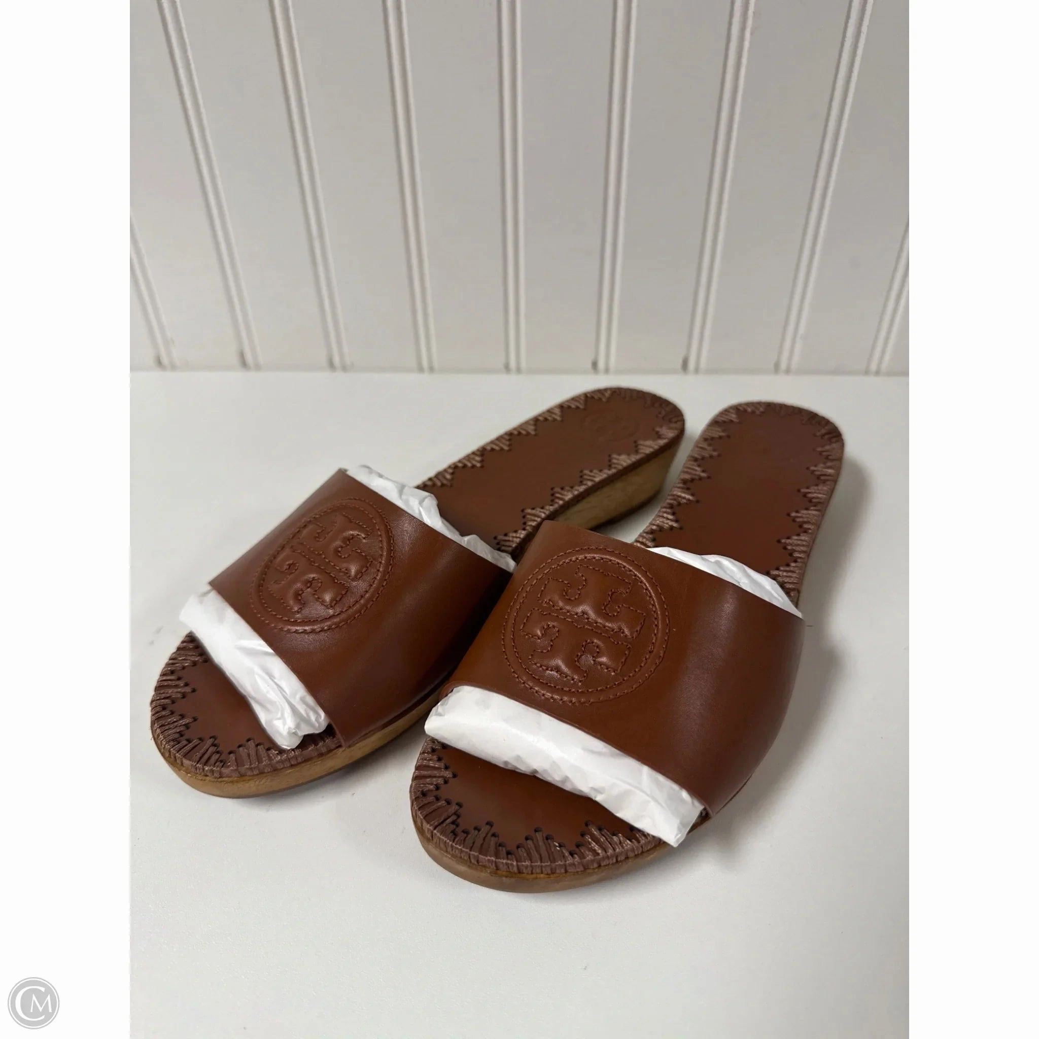 Sandals Designer By Tory Burch In Brown, Size: 6.5 Celebrity Vibe
