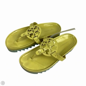 Walking Sandals Designer By Tory Burch In Green, Size: 6
