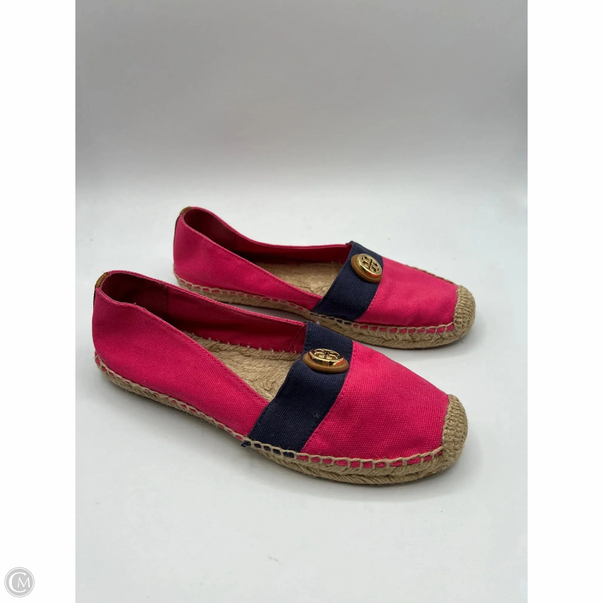 Thermal Insulation Layer Sandals Designer By Tory Burch In Pink, Size: 7