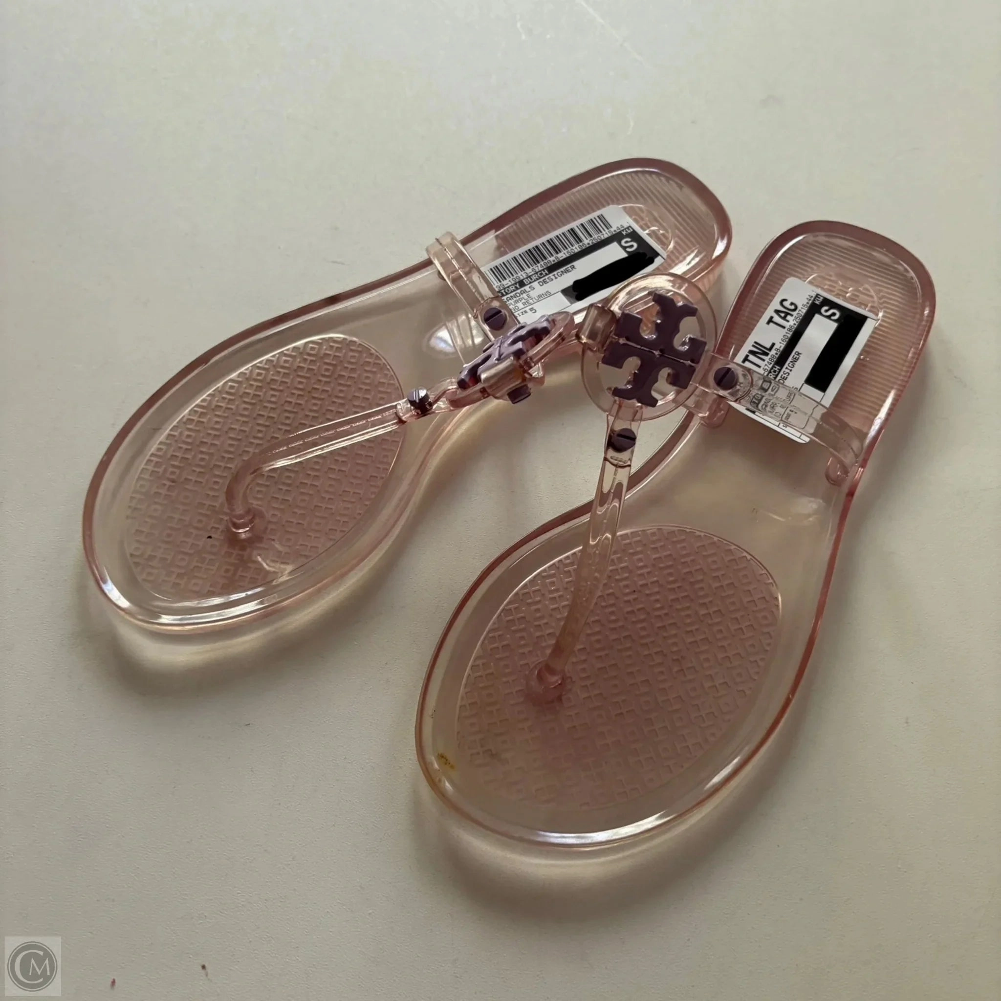 Cactus Cool Sandals Designer By Tory Burch In Purple, Size: 5