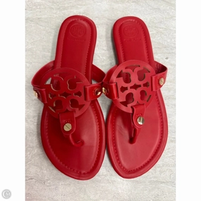 Sandals Designer By Tory Burch In Red, Size: 11 warm glow King Strong