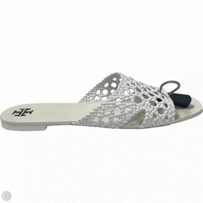 Durable Build Weekend Errands Supportive Core Office Workers Sandals Designer By Tory Burch In White, Size: 8.5
