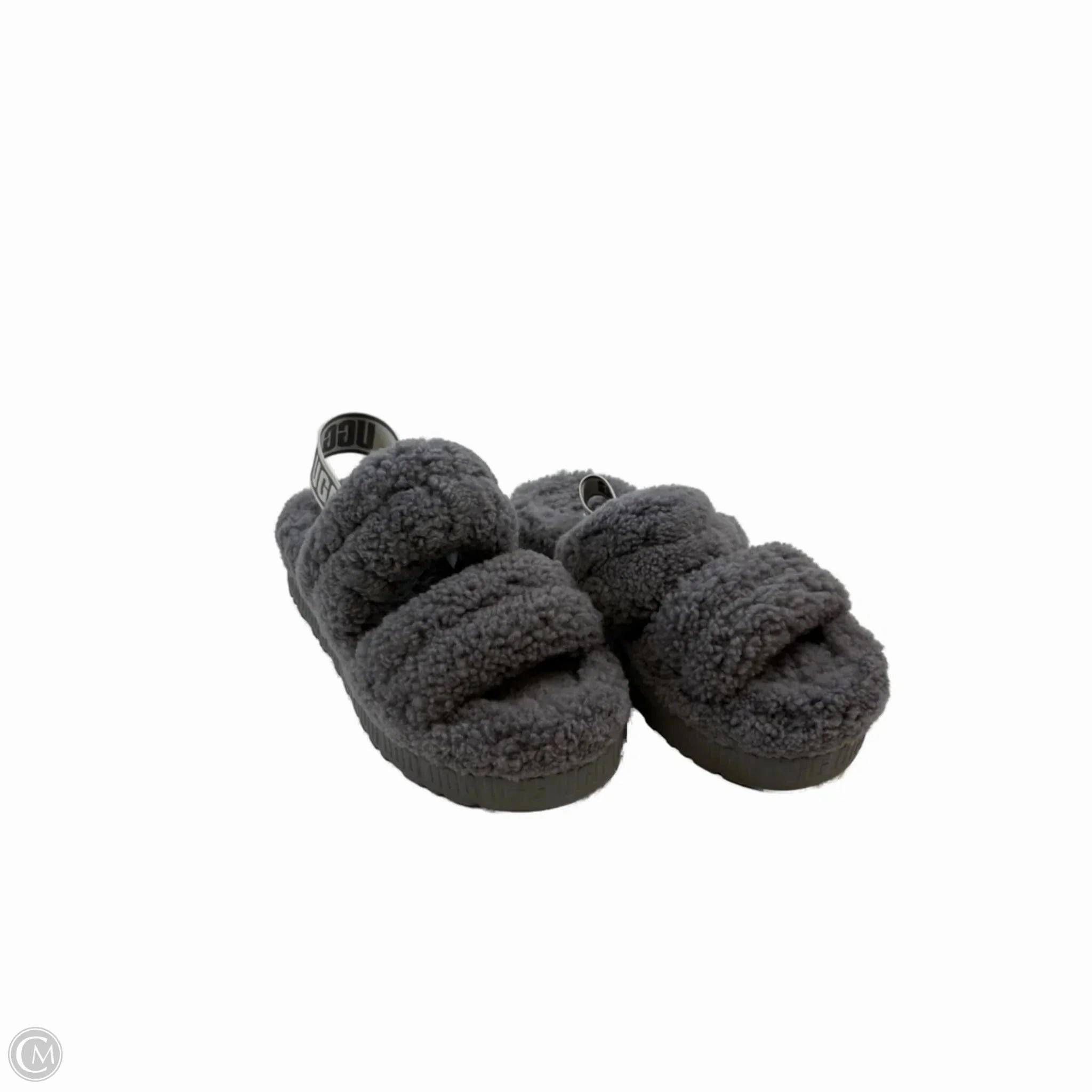 Sandals Designer By Ugg In Grey, Size: 9 Global Cool Baby Soft