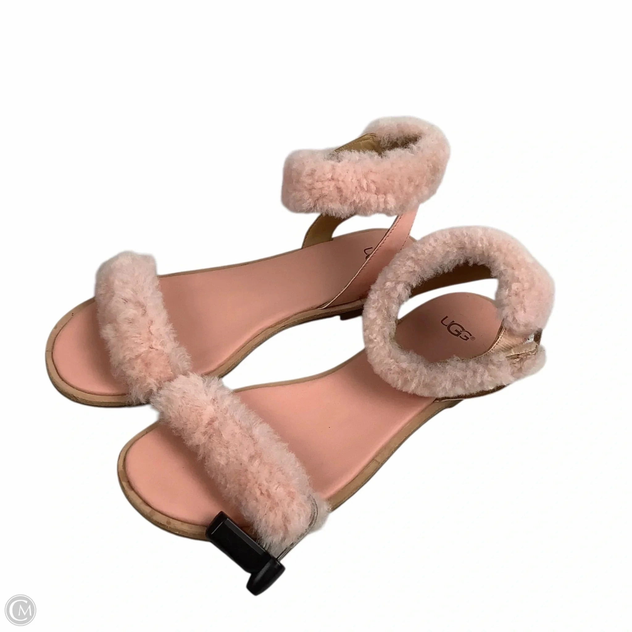 Sandals Designer By Ugg In Pink, Size: 9 Cool Pop