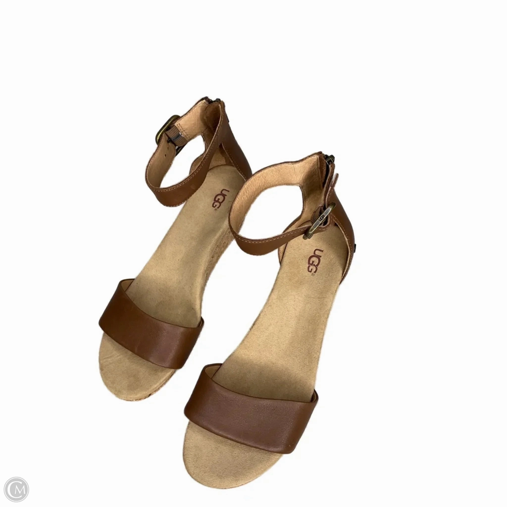 Color Pop All Terrain Stylish Commuters Sandals Designer By Ugg In Tan, Size: 10