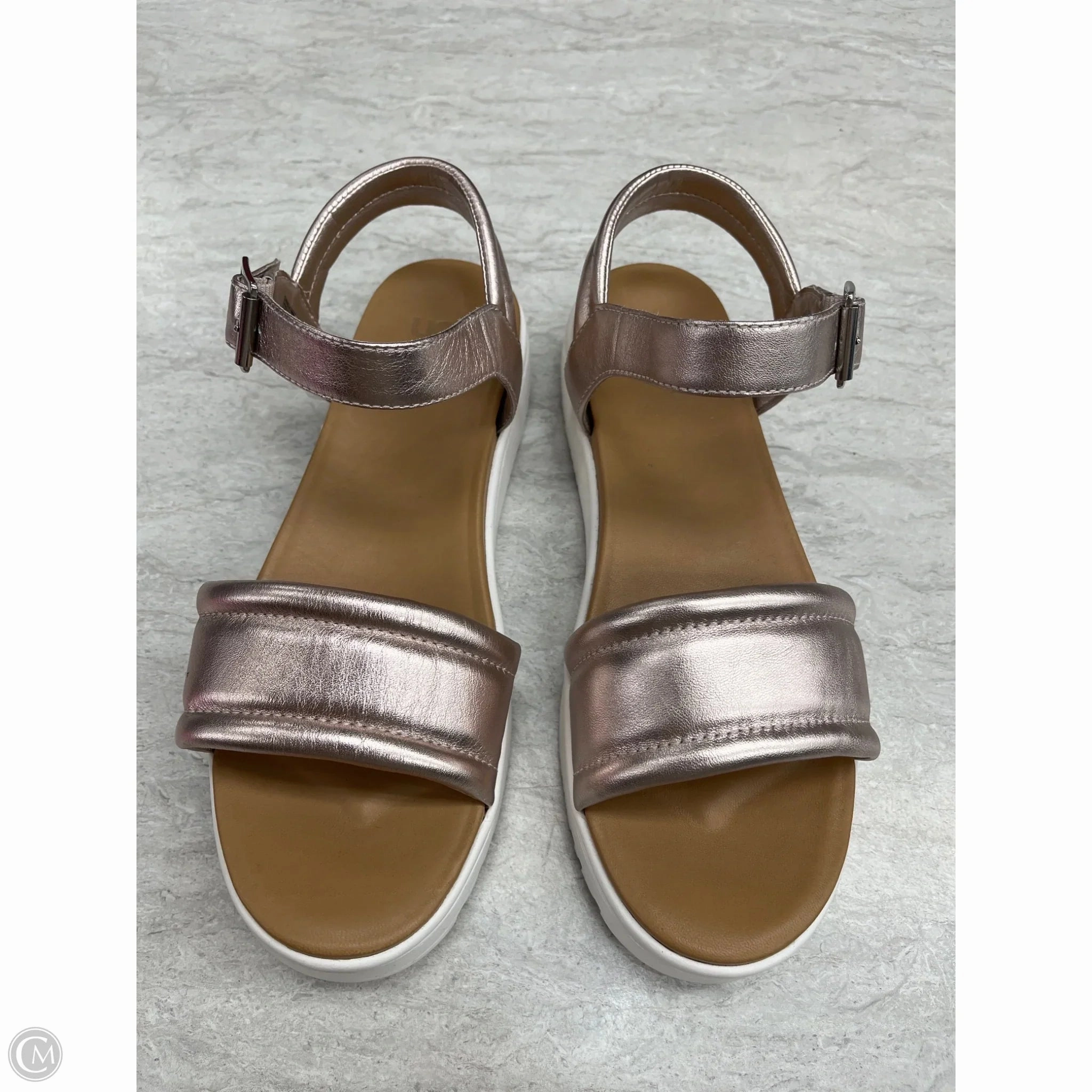 Sandals Designer By Ugg In Taupe, Size: 8.5 Pressure Relief