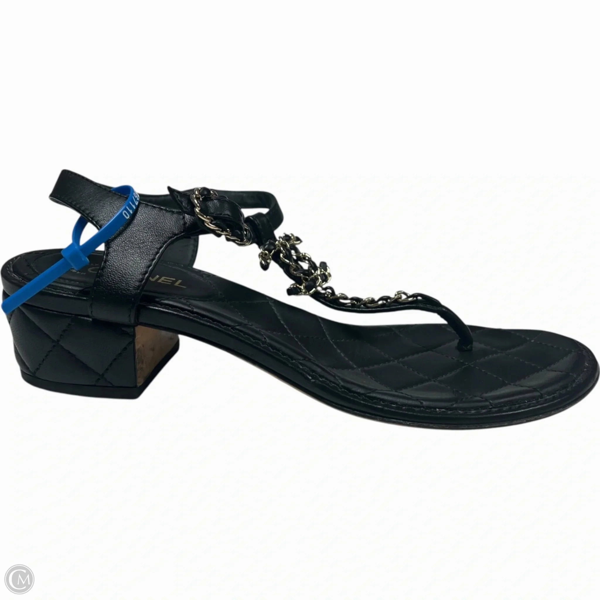 Sandals Luxury Designer By Chanel In Black, Size: 6 Video Look Chic Cool