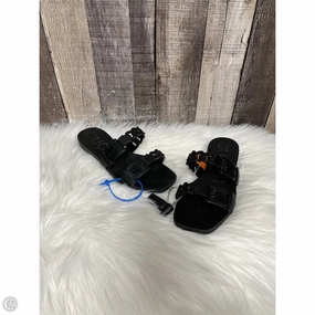 Grip Strong Sandals Luxury Designer By Gucci In Black, Size: