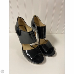 Runway Glow Adjustable Sandals Luxury Designer By Jimmy Choo In Black, Size: 6