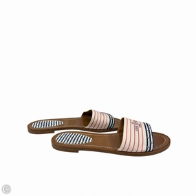 Sandals Luxury Designer By Louis Vuitton In Blue & Red & White, Size: 7 Ultra Light Urban Walkers Safe Land