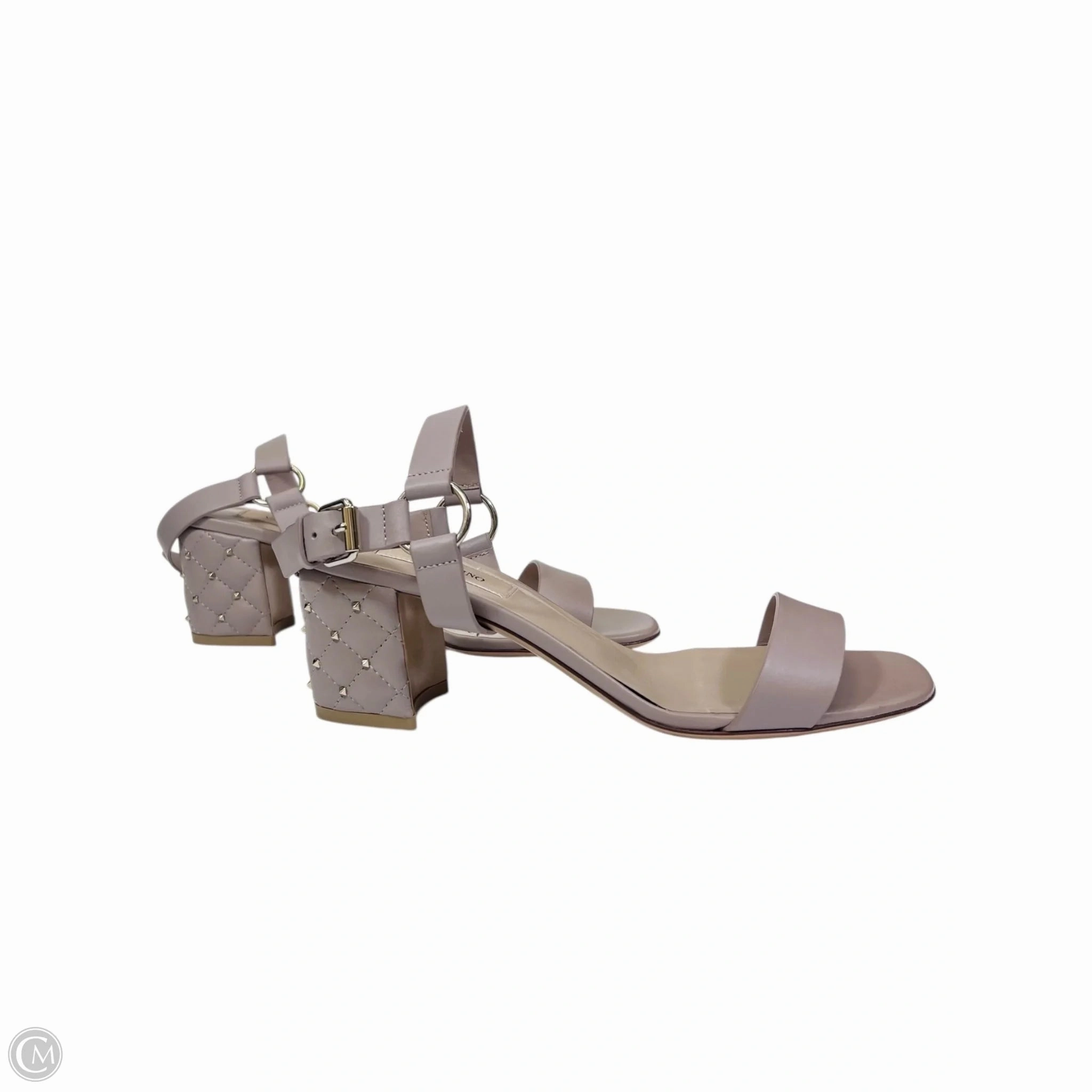 Sandals Luxury Designer By Valentino-garavani In Taupe, Size: 6.5 Arch Support Wellness Seekers
