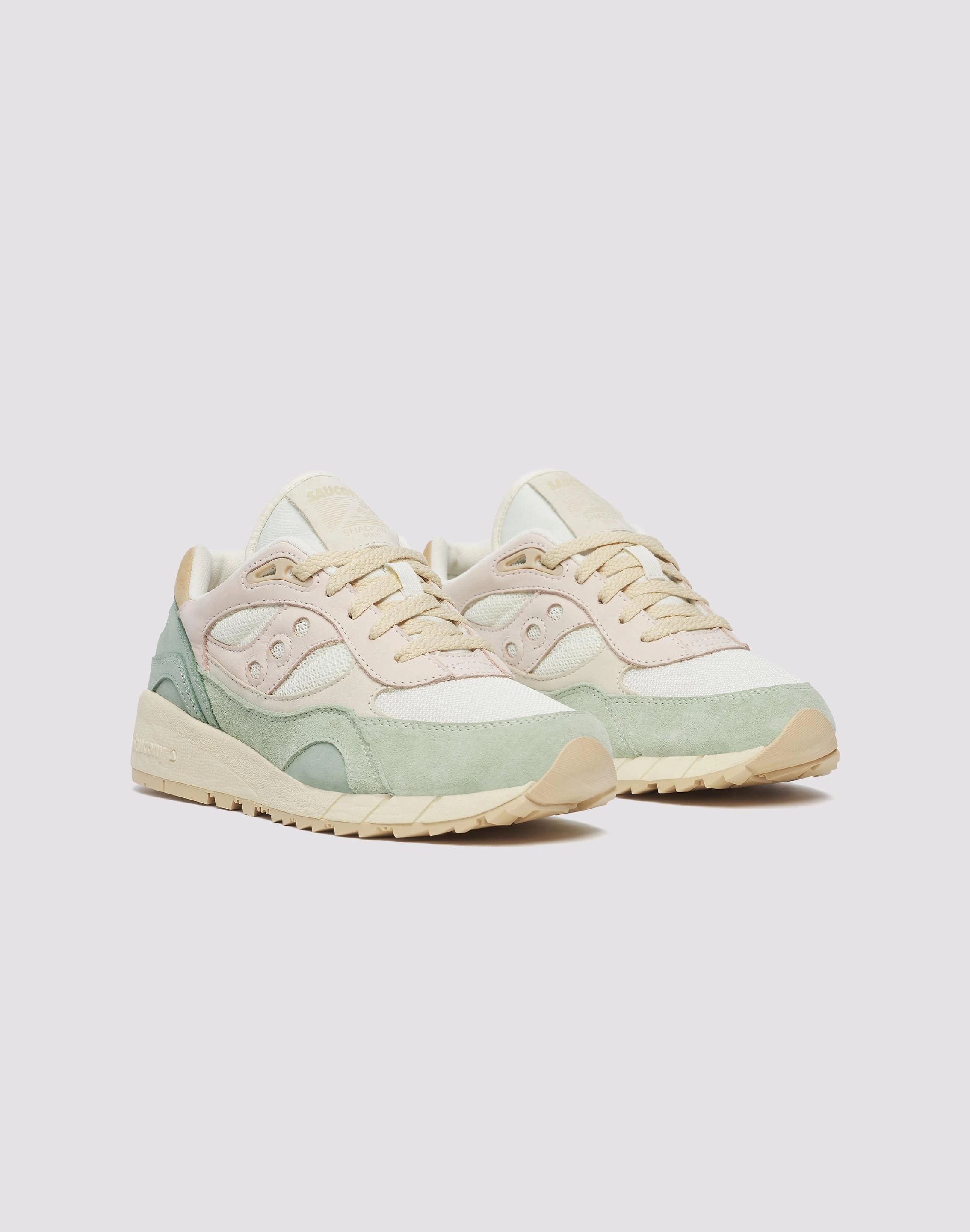 adjustable lacing shoes Saucony Shadow 6000 "Sail/Mint"