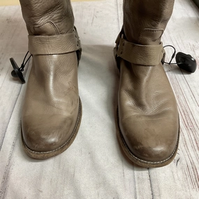 Boots Designer By Frye In Brown, Size:8.5 Adjustable Lace Closure Memory Foam Insert