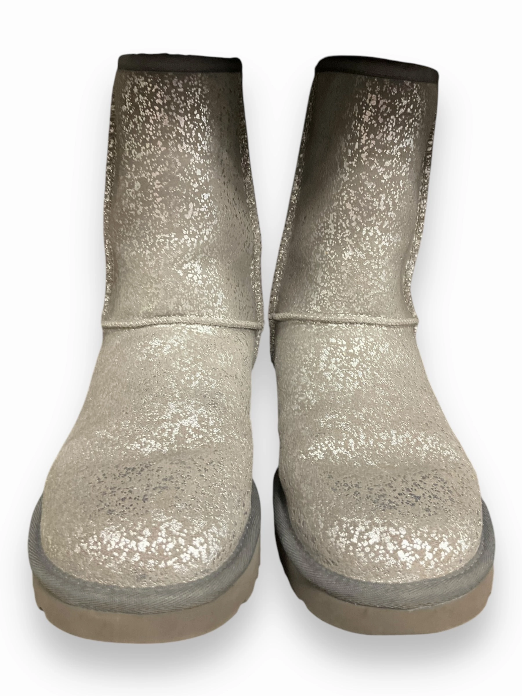 Grace Walk Boots Designer By Ugg In Silver, Size: 8
