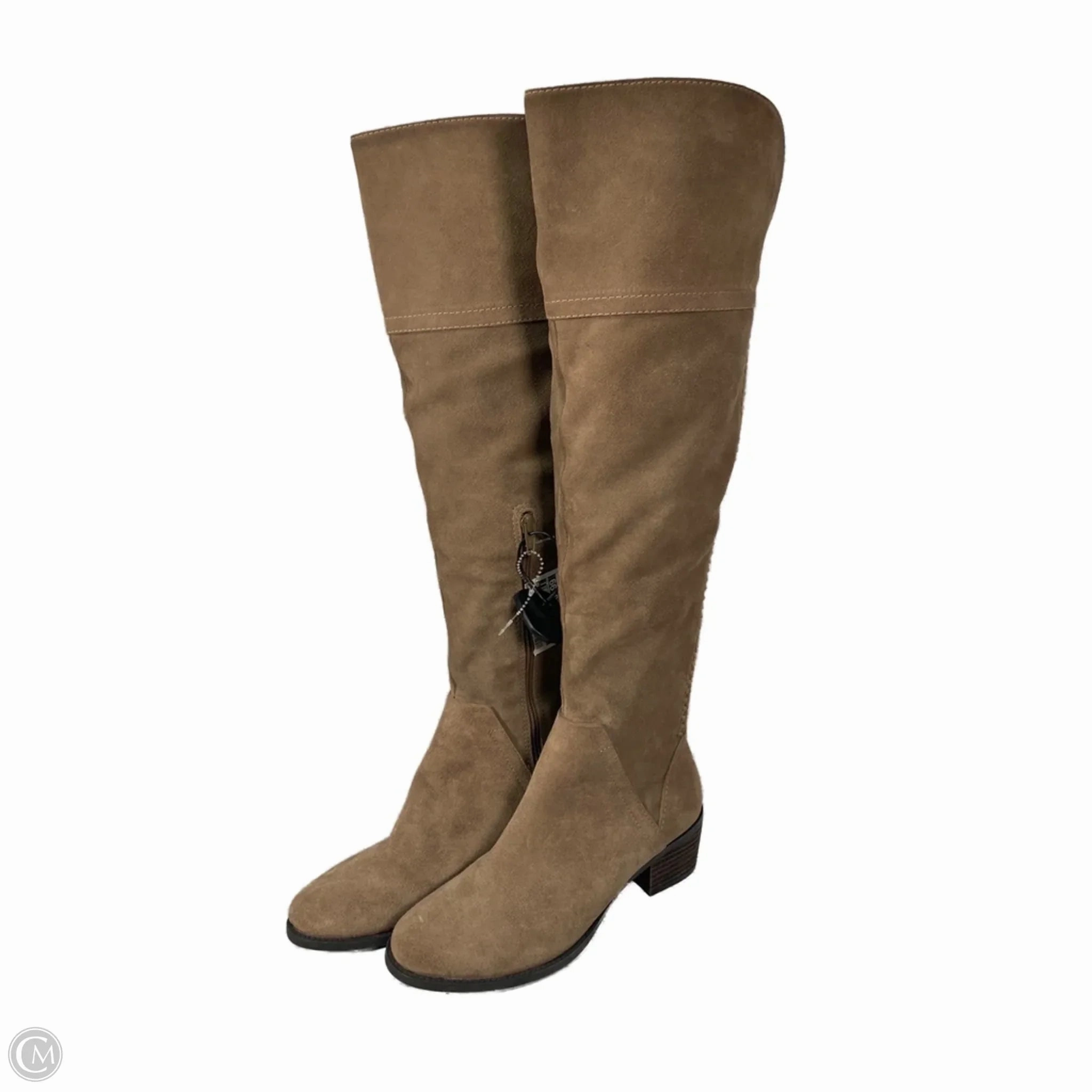 Boots Knee Flats By Vince Camuto In Brown, Size: 7.5 Responsive Midsole