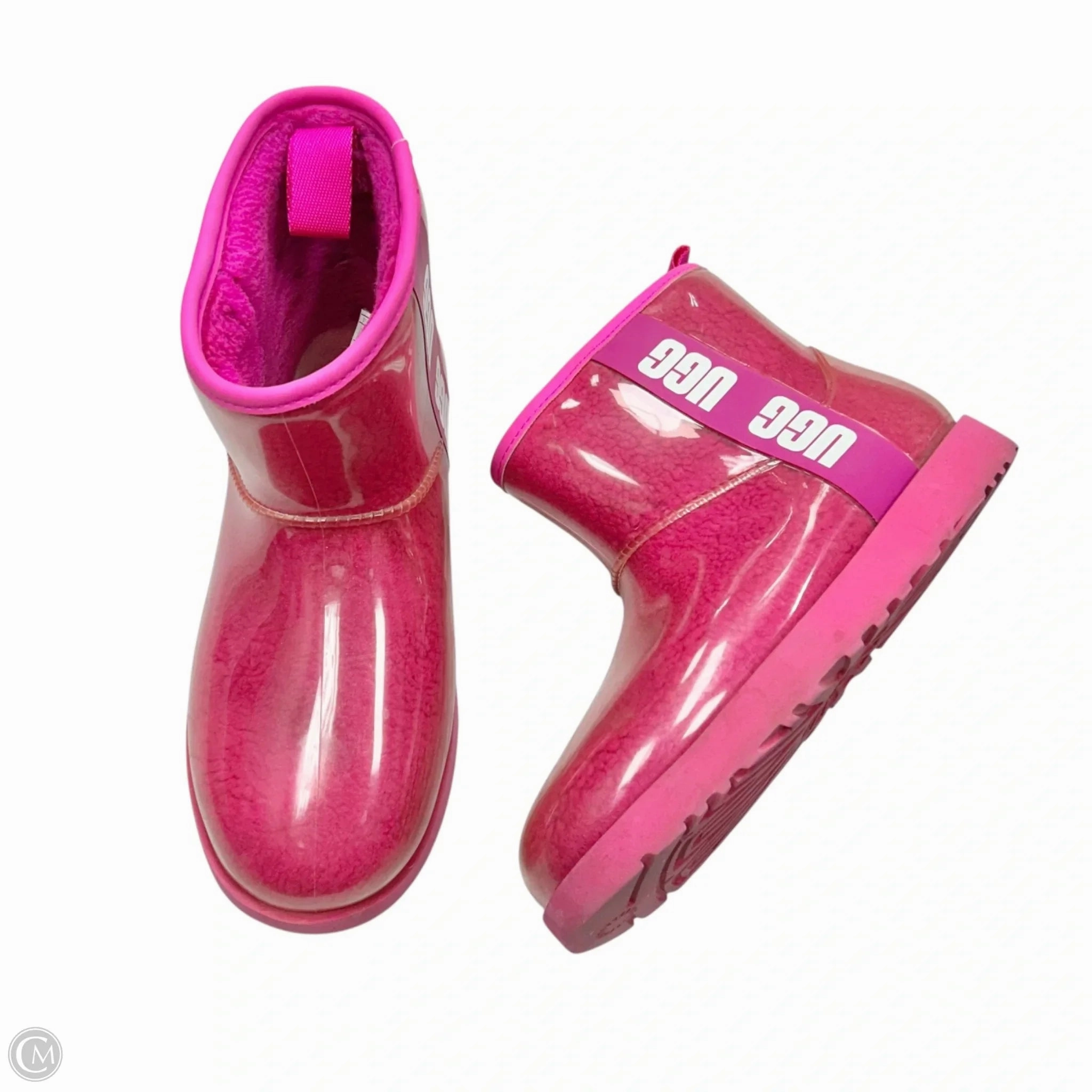 Party Mood Boots Designer By Ugg In Pink, Size: 9