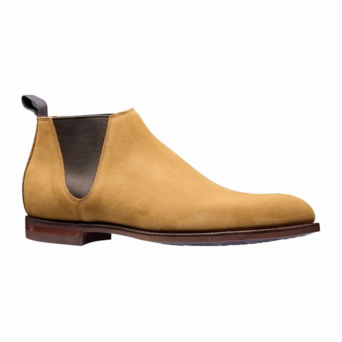 Ergonomic Toe Box Pressure Relief Zones Cranton Camel Suede
