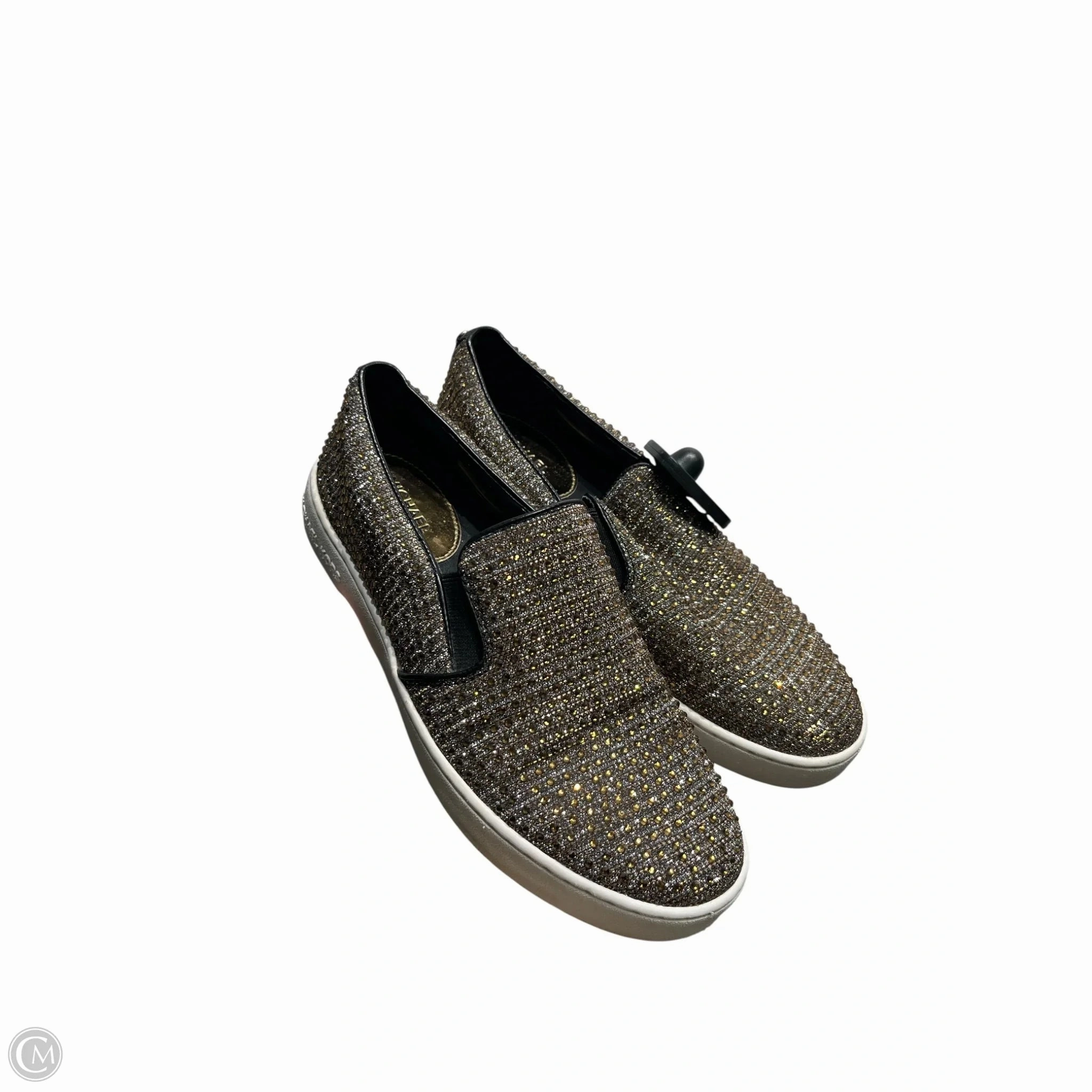 Shoes Designer By Michael By Michael Kors In Gold, Size: 6 Zero Drop Platform