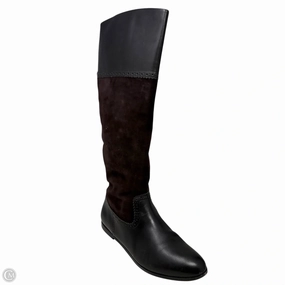 Leather Knee High Boots By Brooks Brothers In Brown, Size: 8 Teen Pick Thermoplastic Urethane Outsole