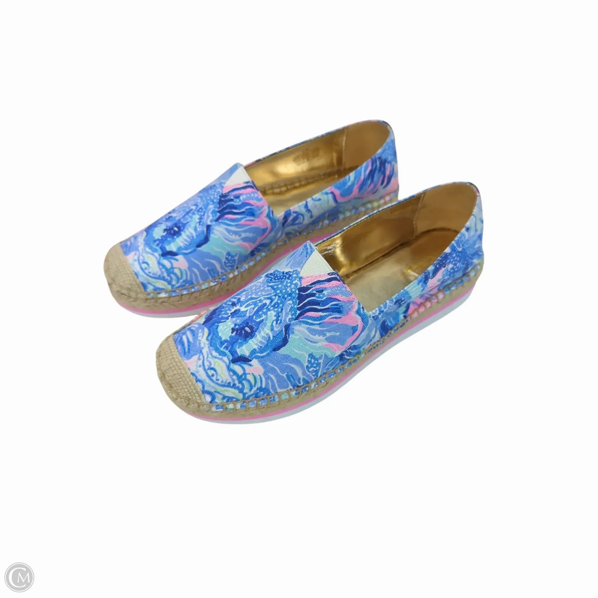 Shoes Designer By Lilly Pulitzer In Multi-colored, Size: 8.5 Sweat Resistant Indoor Fitness