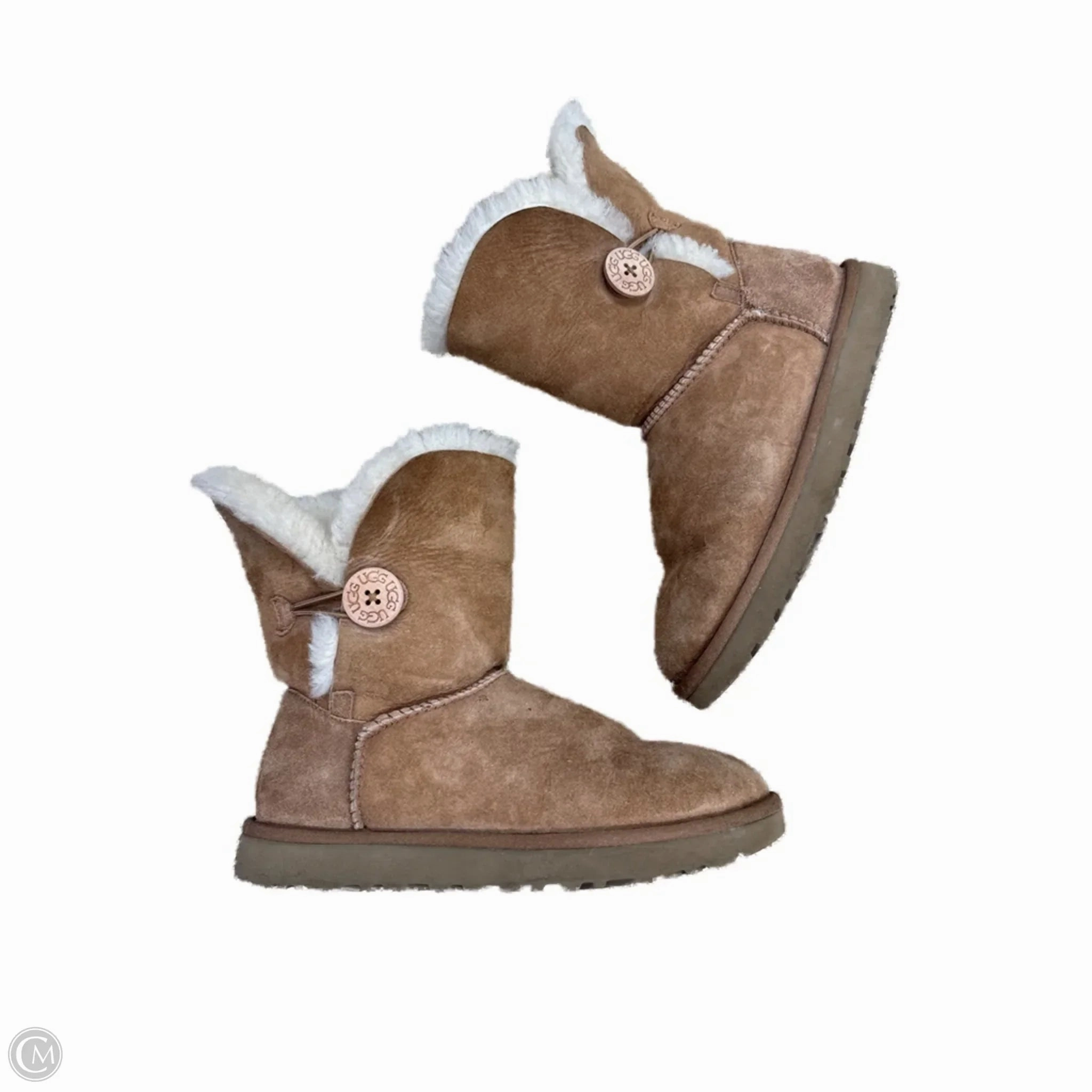 Freeze Grip Ergonomic Wellness Seekers Boots Designer By Ugg In Brown, Size: 8