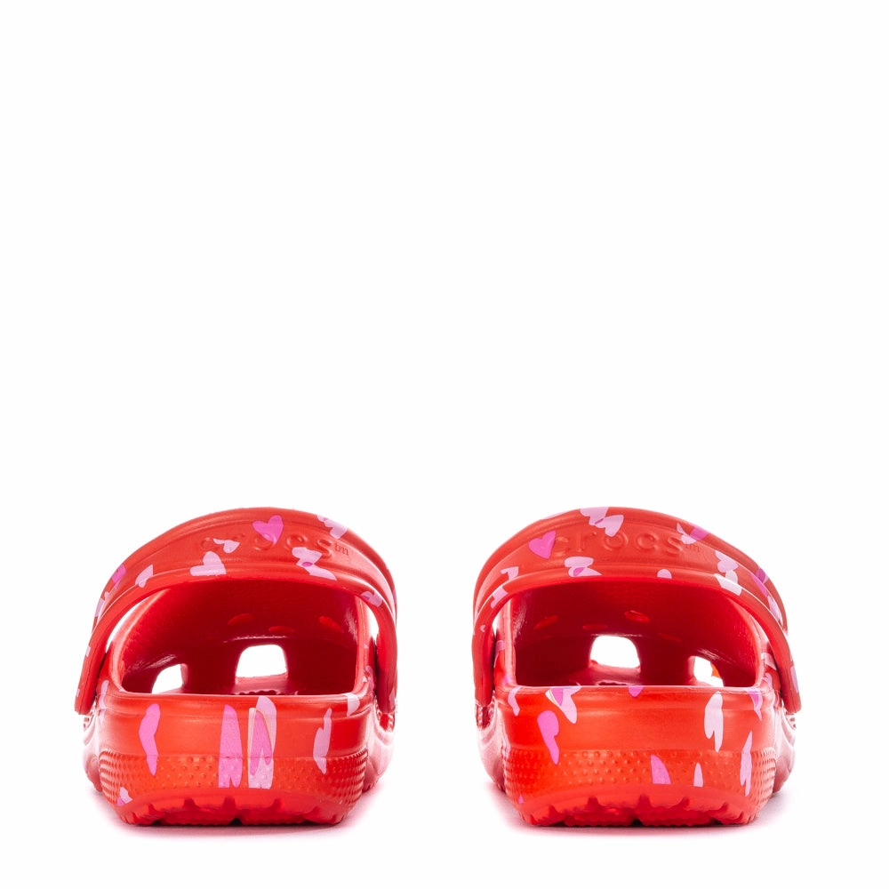 Spanish Bold Classic Valentines Clog - Kids