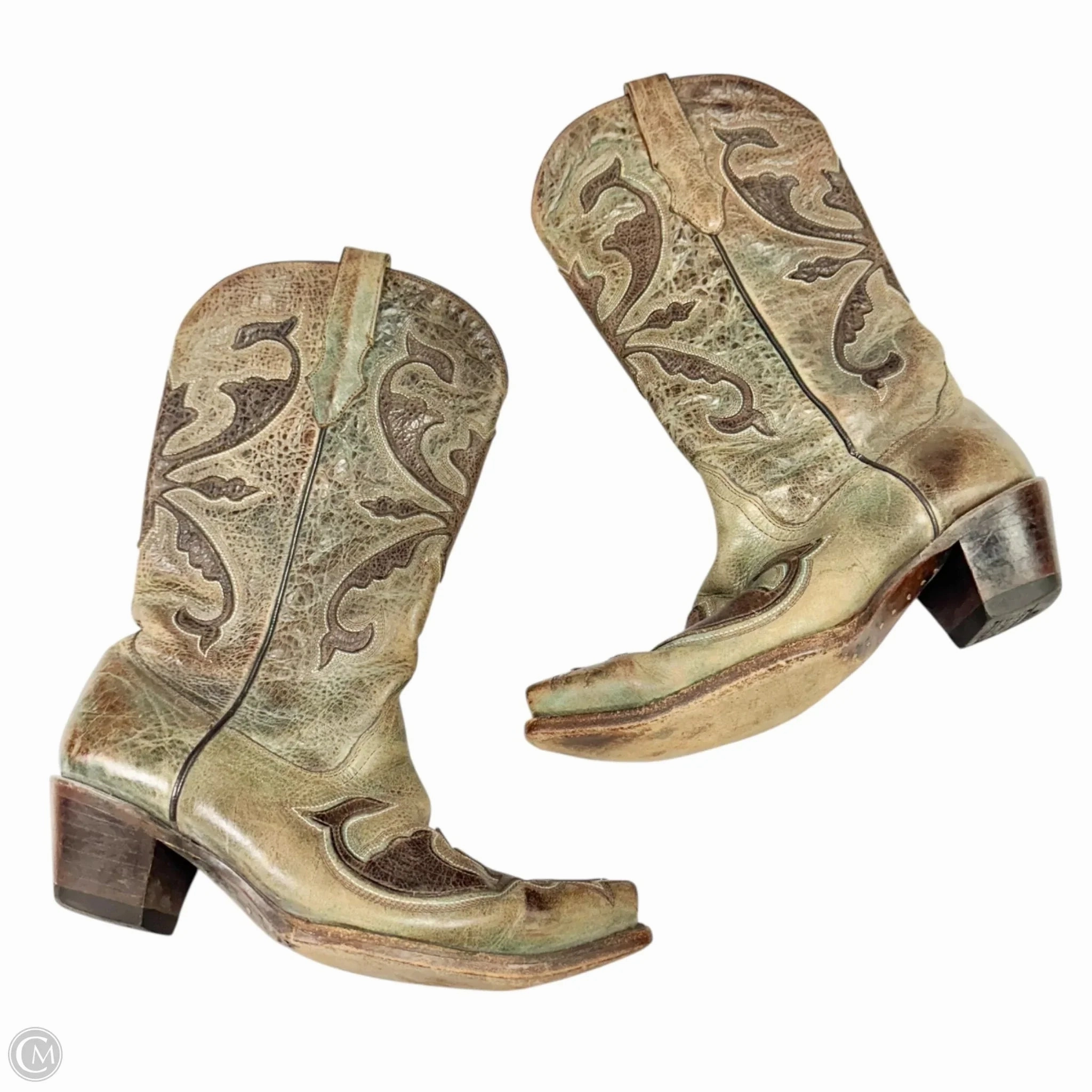 Boots Western By Corral In Brown, Size: 9 Dust Guard Grippy Outsole Adventure Seeker