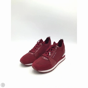 Secure Angel Glow Shoes Designer By Michael Kors In Red, Size: 8