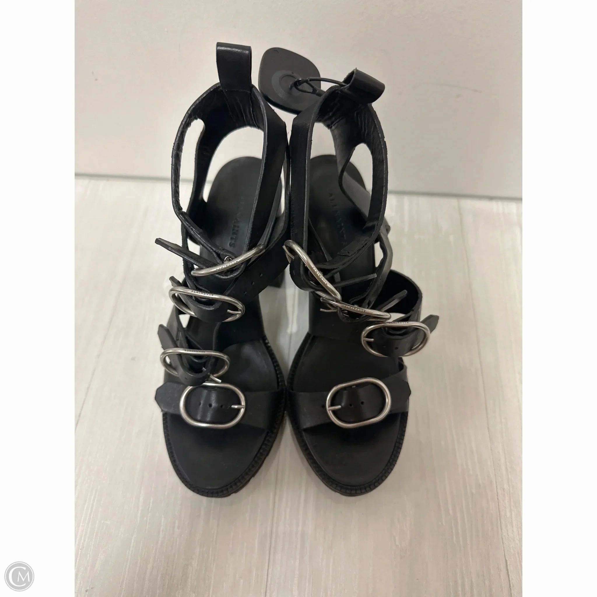Shoes Designer By All Saints In Black, Size: 9.5 Boat Walk Pressure Relief Insoles