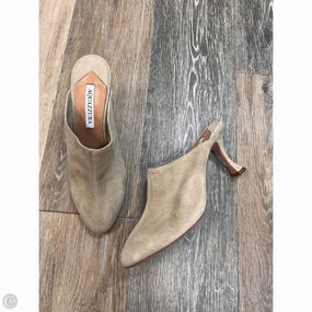 Shoes Designer By Aquazzura In Taupe, Size: 8/38 Strong Step