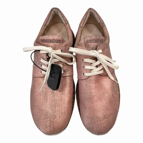 Wear Resistant Outsole Thermal Insulation Shoes Designer By Birkenstock In Pink, Size:10