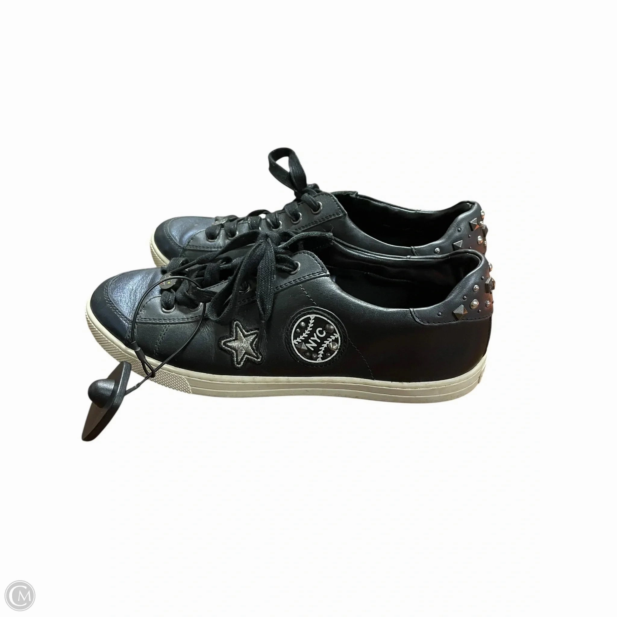 Comfort collar Shoes Designer By Coach In Black, Size: 10