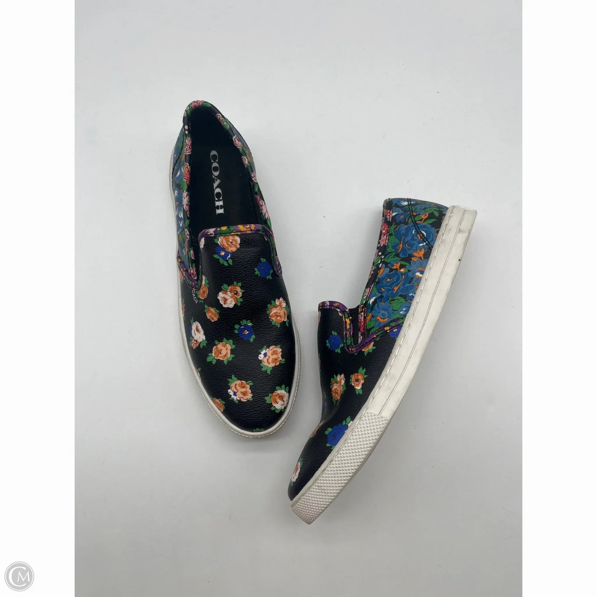 Comfort Ankle Shoes Designer By Coach In Black, Size: 6.5