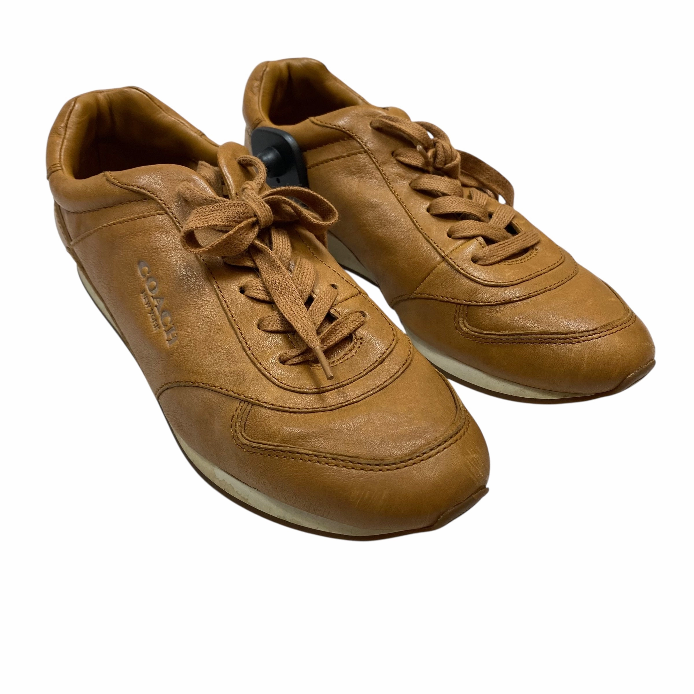 Stable base Wind Block Shoes Designer By Coach In Brown, Size:11