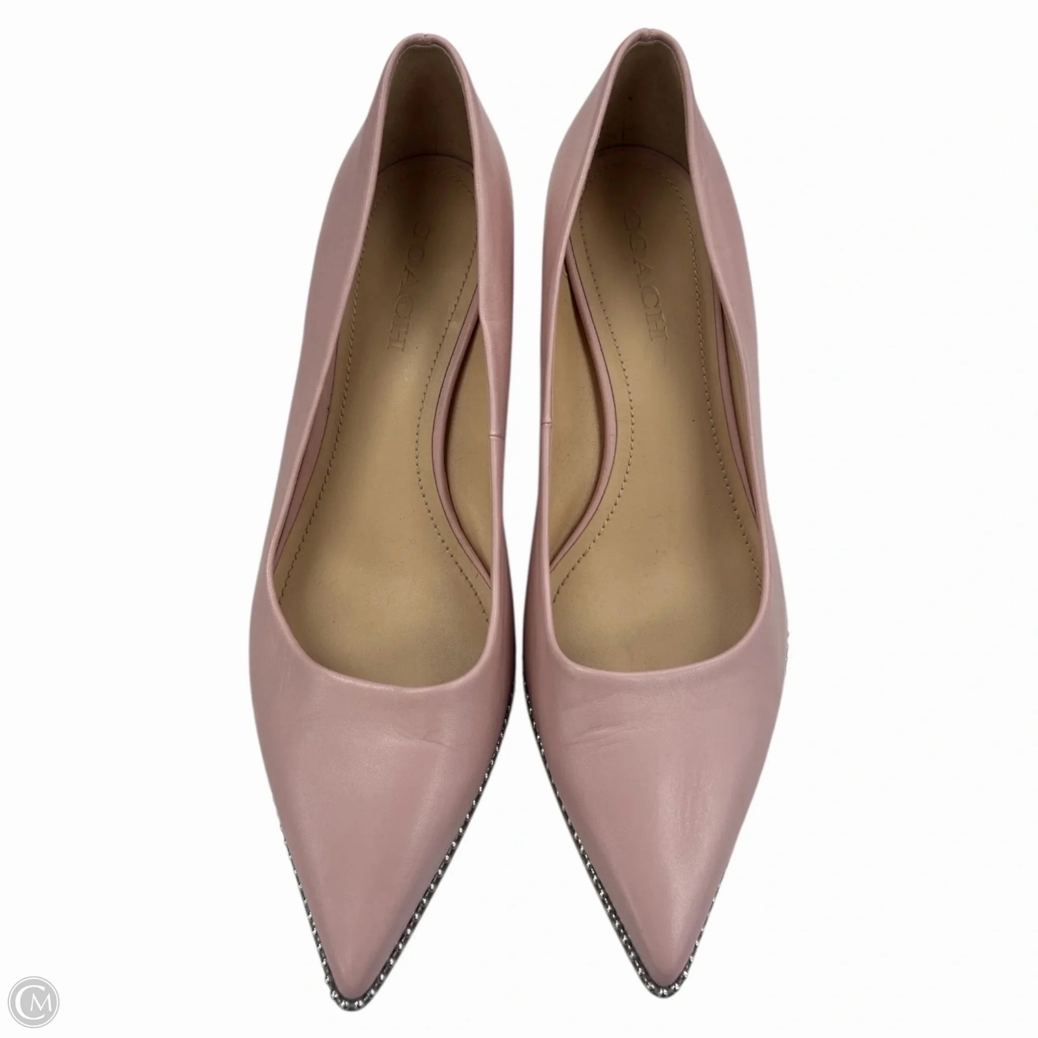 Shoes Designer By Coach In Pink, Size: 10 Zip Up