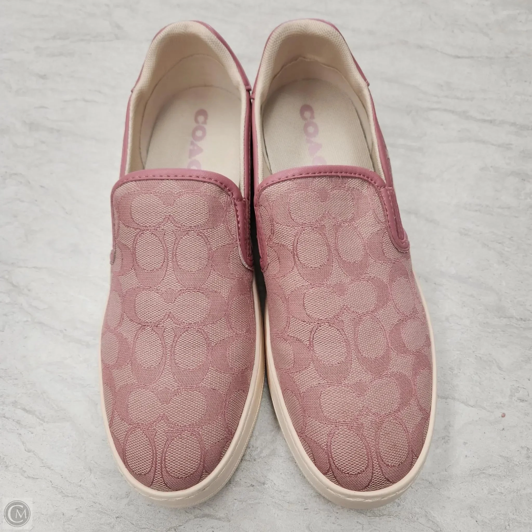 Shoes Designer By Coach In Pink, Size: 9 Classic Silhouette Design Leg Long