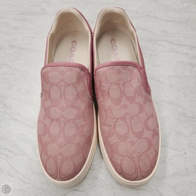 Shoes Designer By Coach In Pink, Size: 9 Classic Silhouette Design Leg Long
