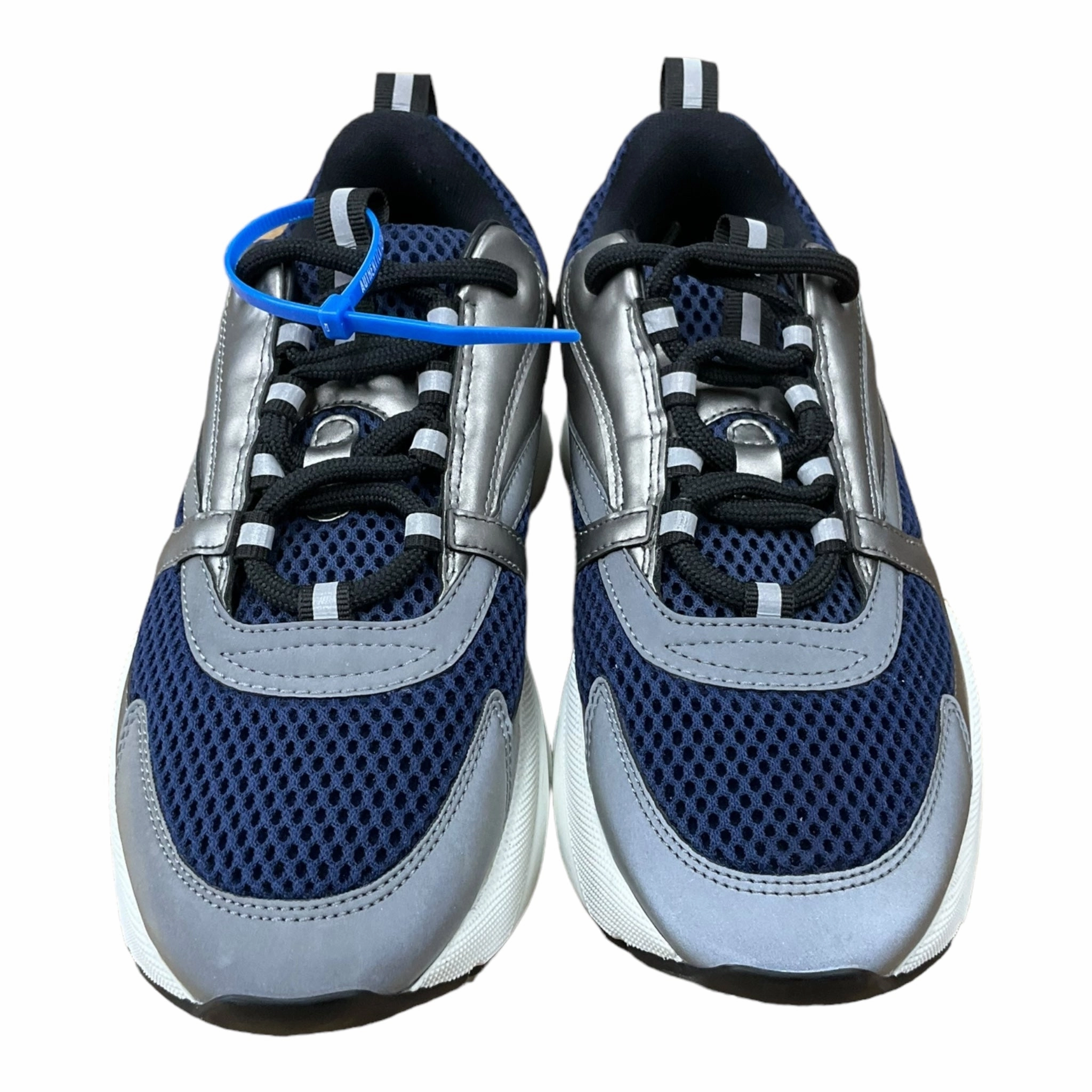 Shoes Designer By Dior In Blue & Grey, Size: 6.5 Vibration Dampening Layer